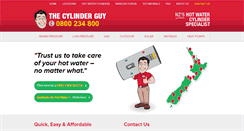 Desktop Screenshot of cylinderguy.co.nz